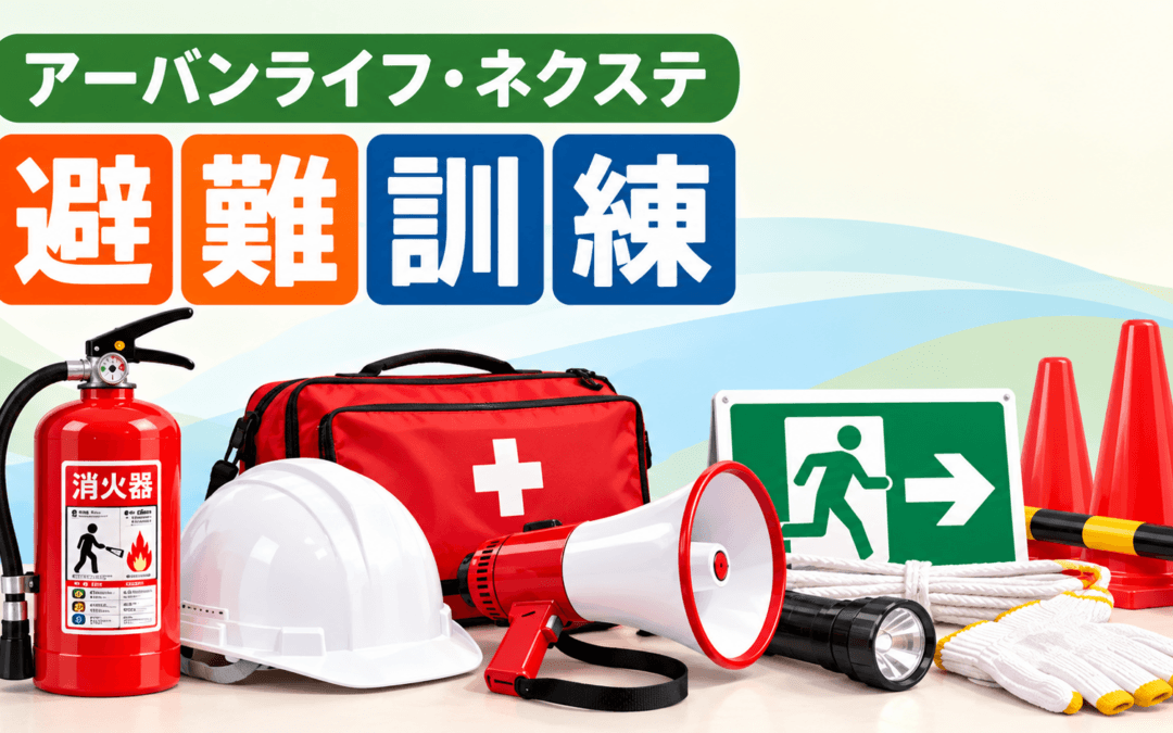 【アーバンライフ・ネクステ】　　　　　🔥 火災を想定した避難訓練を実施しました！